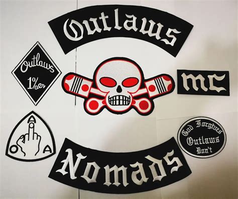 outlaw biker club patches|outlaws mc patches for sale.